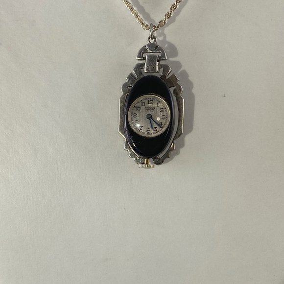 Fabulous Antique 1920’s Bucherer Ladies Pendant Brooch and Watch - Picture 9 of 10